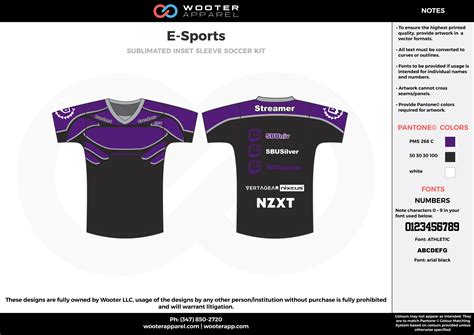 Create your own esports apparel .